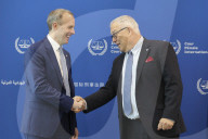 Dominic Raab travels to the International Criminal Court