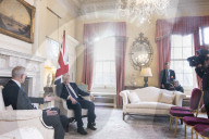 Prime Minister Boris Johnson meets Latvian Prime Minister