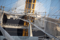 An almighty crash’ – battered Britain still reeling at the havoc wreaked by Storm Eunice