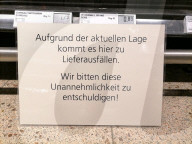 NEWS - Erste leere Regale in den Supermärkten in Hamburg: Kommt es bereits jetzt zu Hamsterkäufen?