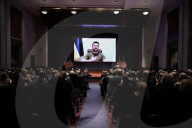 NEWS - Ukraine-Krieg: Präsident Volodymyr Zelenskiy spricht via Video in Washington