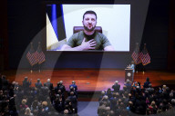 NEWS - Ukraine-Krieg: Präsident Volodymyr Zelenskiy spricht via Video in Washington