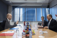 Defence Secretary Ben Wallace at NATO defence ministers' meeting