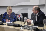 Defence Secretary Ben Wallace at NATO defence ministers' meeting