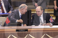 Defence Secretary Ben Wallace at NATO defence ministers' meeting