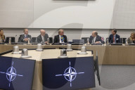 Defence Secretary Ben Wallace at NATO defence ministers' meeting