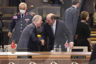 Defence Secretary Ben Wallace at NATO defence ministers' meeting