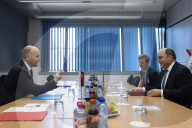 Defence Secretary Ben Wallace at NATO defence ministers' meeting