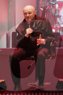 Phil Collins and Genesis performing at U Arena in Paris