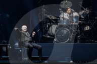Phil Collins and Genesis performing at U Arena in Paris