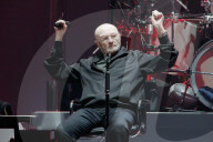 Phil Collins and Genesis performing at U Arena in Paris