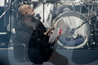 Phil Collins and Genesis performing at U Arena in Paris