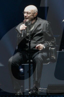Phil Collins and Genesis performing at U Arena in Paris