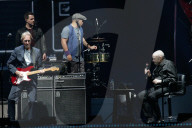 Phil Collins and Genesis performing at U Arena in Paris