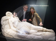 Unveiling of a lost masterpiece ‘Recumbent Magdalene’ at Christie's, London.