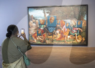 New Alters: Reworking Devotion, an
exhibition of new paintings and sculptures by Titus Kaphar at Gagosian