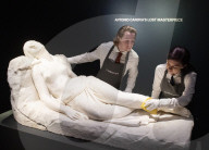Unveiling of a lost masterpiece ‘Recumbent Magdalene’ at Christie's, London.