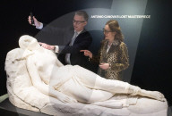Unveiling of a lost masterpiece ‘Recumbent Magdalene’ at Christie's, London.