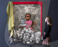 New Alters: Reworking Devotion, an
exhibition of new paintings and sculptures by Titus Kaphar at Gagosian