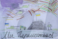 Glory to the heroes!: Ukrainian children’s drawings boost soldiers morale