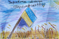 Glory to the heroes!: Ukrainian children’s drawings boost soldiers morale