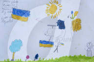 Glory to the heroes!: Ukrainian children’s drawings boost soldiers morale