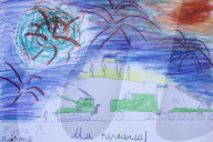 Glory to the heroes!: Ukrainian children’s drawings boost soldiers morale