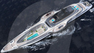 FEATURE -  Gigantische "Gigayacht" mit zwei Hubschrauberlandeplätzen 