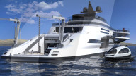 FEATURE -  Gigantische "Gigayacht" mit zwei Hubschrauberlandeplätzen 