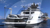 FEATURE -  Gigantische "Gigayacht" mit zwei Hubschrauberlandeplätzen 