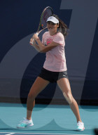 TENNIS - Emma Raducanu trainiert während der Miami Open
