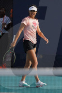 TENNIS - Emma Raducanu trainiert während der Miami Open