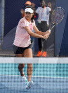 TENNIS - Emma Raducanu trainiert während der Miami Open