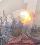 Video Shows Explosion On Russian Ship In Berdyansk