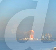 Video Shows Explosion On Russian Ship In Berdyansk