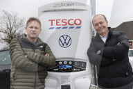 Transport Secretary, Grant Shapps filming with Quentin Willson