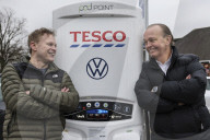 Transport Secretary, Grant Shapps filming with Quentin Willson