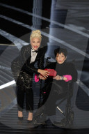 Lady Gaga and Liza Minnelli at the 2022 Oscars