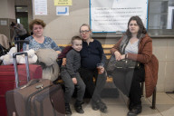 Hands of hope reach out to refugees with desperate tales of Kyiv escape