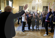 Prime Minister Boris meets Children from Millbank Academy