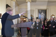 Prime Minister Boris Johnson speaks at teachers reception