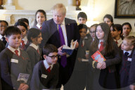 Prime Minister Boris meets Children from Millbank Academy