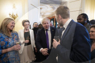 Prime Minister Boris Johnson speaks at teachers reception