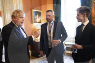 Prime Minister Boris Johnson speaks at teachers reception
