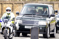 Queen Arrives Back At Windsor