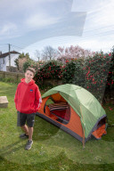 Devon’s ‘boy in the tent’ heads indoors after two-year camp out
Max Woosey, who raised more than £700k for his local hospice, will be spending less time under canvas – to his family’s relief