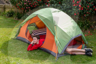 Devon’s ‘boy in the tent’ heads indoors after two-year camp out
Max Woosey, who raised more than £700k for his local hospice, will be spending less time under canvas – to his family’s relief