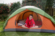 Devon’s ‘boy in the tent’ heads indoors after two-year camp out
Max Woosey, who raised more than £700k for his local hospice, will be spending less time under canvas – to his family’s relief