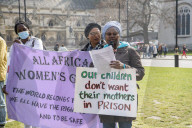 Mothers and babies join protest against UK imprisonment of pregnant women. Two babies have died in women’s prisons in UK in past three years, when mothers gave birth without medical assistance.