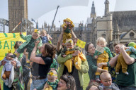 Mothers and babies join protest against UK imprisonment of pregnant women. Two babies have died in women’s prisons in UK in past three years, when mothers gave birth without medical assistance.